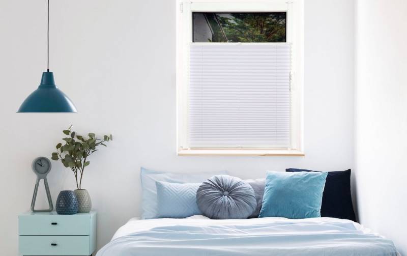 mydeco Plissee Free, Lichtschutz, ohne Bohren, verspannt, Klemmfix von mydeco