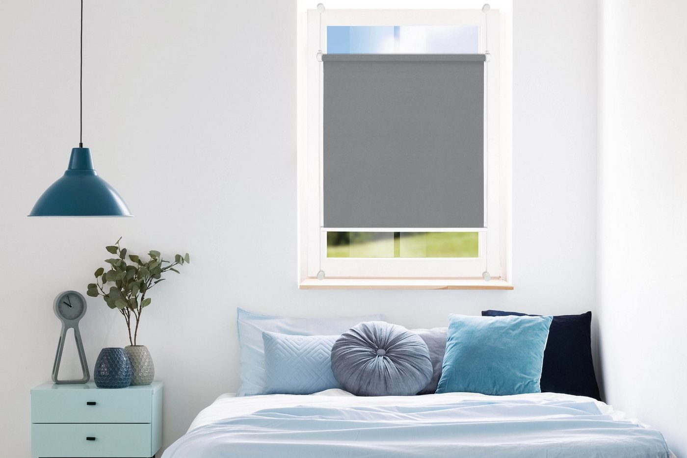 Springrollo Flex, mydeco, Lichtschutz, ohne Bohren, verspannt, Klemmfix Springrollo Flex, mydeco, Lichtschutz, ohne Bohren, verspannt, Klemmfix von mydeco
