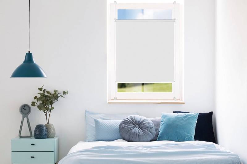 Springrollo Flex, mydeco, Lichtschutz, ohne Bohren, verspannt, Klemmfix von mydeco