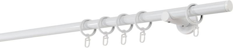 mydeco Gardinenstange 20mm Match Wandträger 6,5 cm, 1-läufig, Fixmaß, verschraubt von mydeco