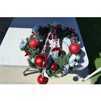 "Handgemachter Weihnachtskranz "Jingle Bells" von myfamilyquilts