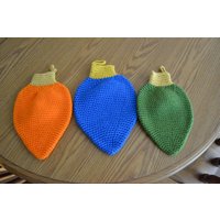 Weihnachtsornament-Topflappen - Gehäkeltes 3Er-Set von myfamilyquilts