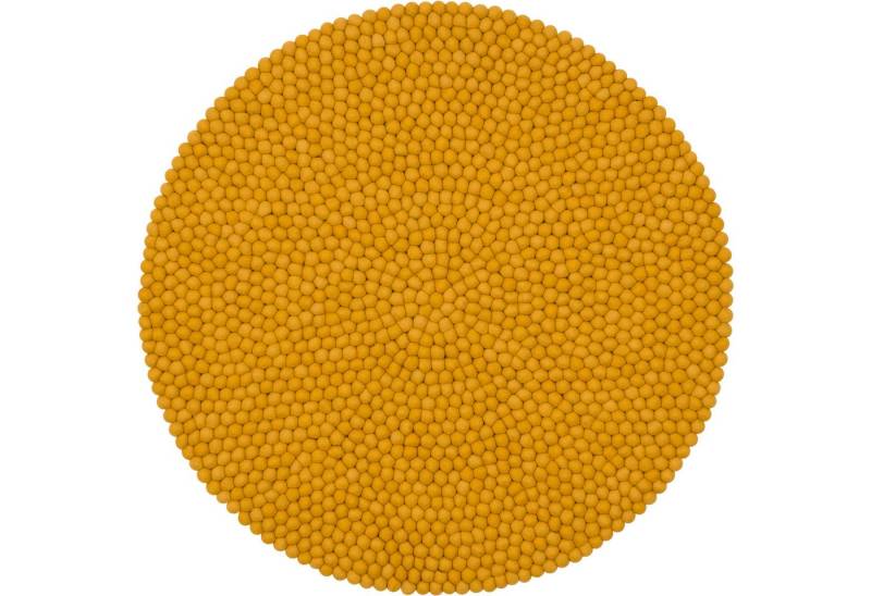 myfelt Wollteppich Klara Filzkugelteppich, 100% reine Schurwolle von myfelt