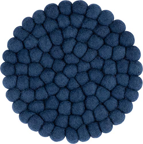 myfelt Alva Filzkugel Topfuntersetzer rund, Ø 20 cm von myfelt