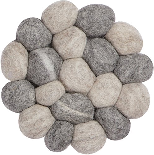 myfelt Ernie Topfuntersetzer, Schurwolle, Grau, Ø 20 cm, bis 300 ° hitzebeständig myfelt Ernie Topfuntersetzer, Schurwolle, Grau, Ø 20 cm, bis 300 ° hitzebeständig von myfelt