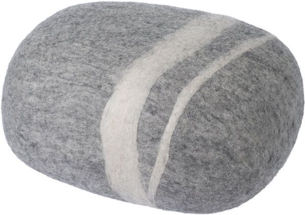 myfelt Filz Kieselstein (Pouf), 100% Schurwolle von myfelt