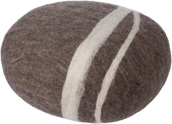 myfelt Filz Kieselstein (Pouf), 100% Schurwolle von myfelt