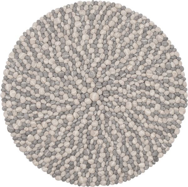 myfelt Filzkugelteppich rund, 100% Schurwolle von myfelt