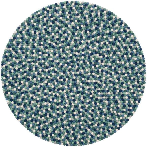 myfelt Filzkugelteppich rund, 100% Schurwolle myfelt Filzkugelteppich rund, 100% Schurwolle von myfelt