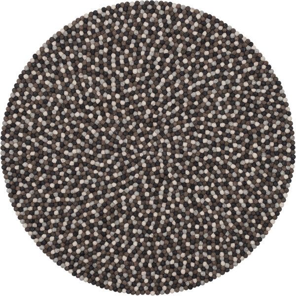 myfelt Filzkugelteppich rund, 100% Schurwolle von myfelt