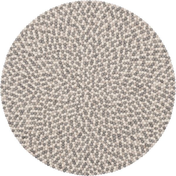myfelt Filzkugelteppich rund, 100% Schurwolle von myfelt