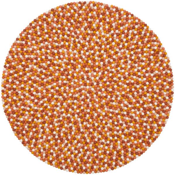 myfelt Filzkugelteppich rund, 100% Schurwolle von myfelt