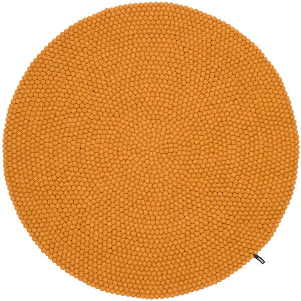 myfelt Filzkugelteppich rund, 100% Schurwolle von myfelt