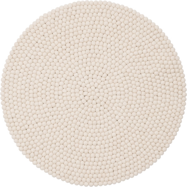 myfelt Filzkugelteppich rund, 100% Schurwolle von myfelt