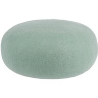 myfelt - Fine Pouf, Ø 48 x H 18 cm, türkisgrau von myfelt