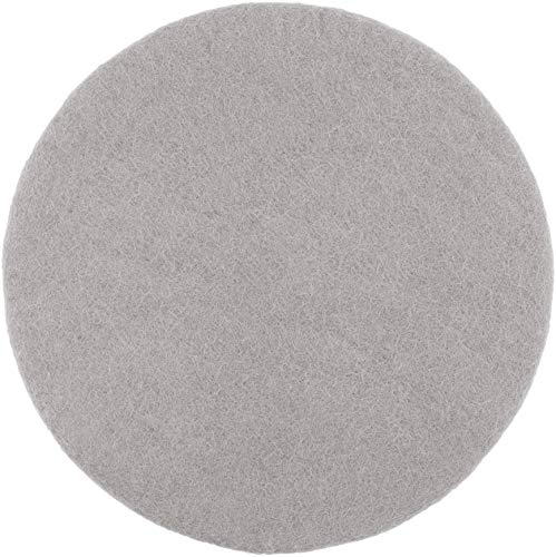 myfelt Flache Filz Sitzauflage, Filz Stuhlauflage - Luis - rund, Ø 36 cm, Grau von myfelt