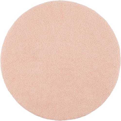 myfelt Flache Filz Sitzauflage, Filz Stuhlauflage - Merle - rund, Ø 36 cm, Rosa von myfelt