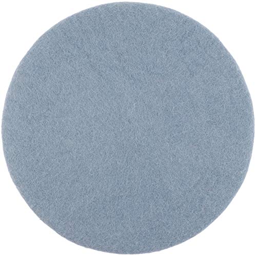 myfelt Flache Filz Sitzauflage, Filz Stuhlauflage - Mia - rund, Ø 36 cm, Hellblau von myfelt