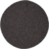 myfelt - Hugo Filzkugelteppich, Ø 140 cm, anthrazit von myfelt