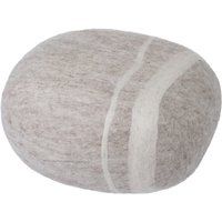 myfelt - Kieselstein Pouf Béla M, hellbeige von myfelt