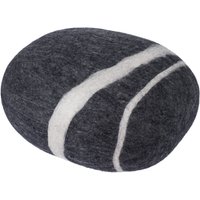 myfelt - Kieselstein Pouf Hugo 3XL, dunkelgrau meliert von myfelt