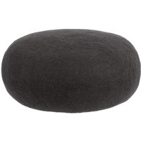 myfelt - Kuno Pouf, Ø 48 x H 18 cm, anthrazit von myfelt