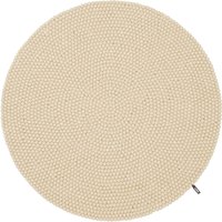 myfelt - Levi Filzkugelteppich, Ø 140 cm, beige von myfelt