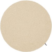 myfelt - Levi Filzkugelteppich, Ø 90 cm, beige von myfelt