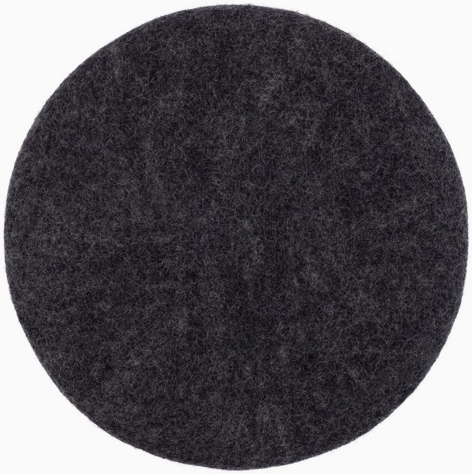 myfelt Stuhlkissen Filz Sitzauflage ⌀ 36 cm, 100% reiner Schurwolle, rund, schmutzabweisend von myfelt