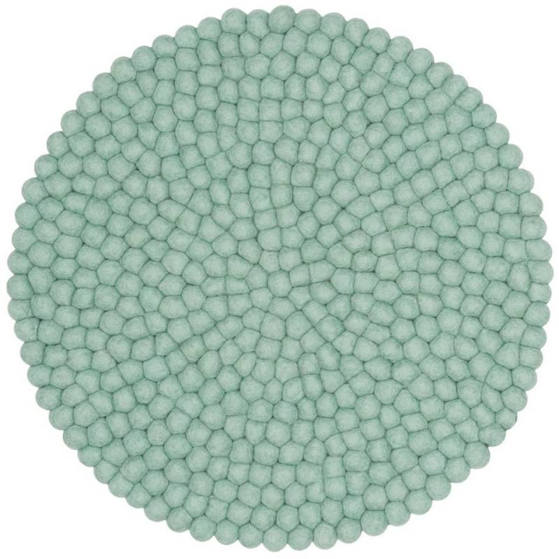 myfelt Stuhlkissen Filzkugel Sitzauflage ⌀ 36 cm, rund, schmutzabweisend, 100% reine Schurwolle von myfelt