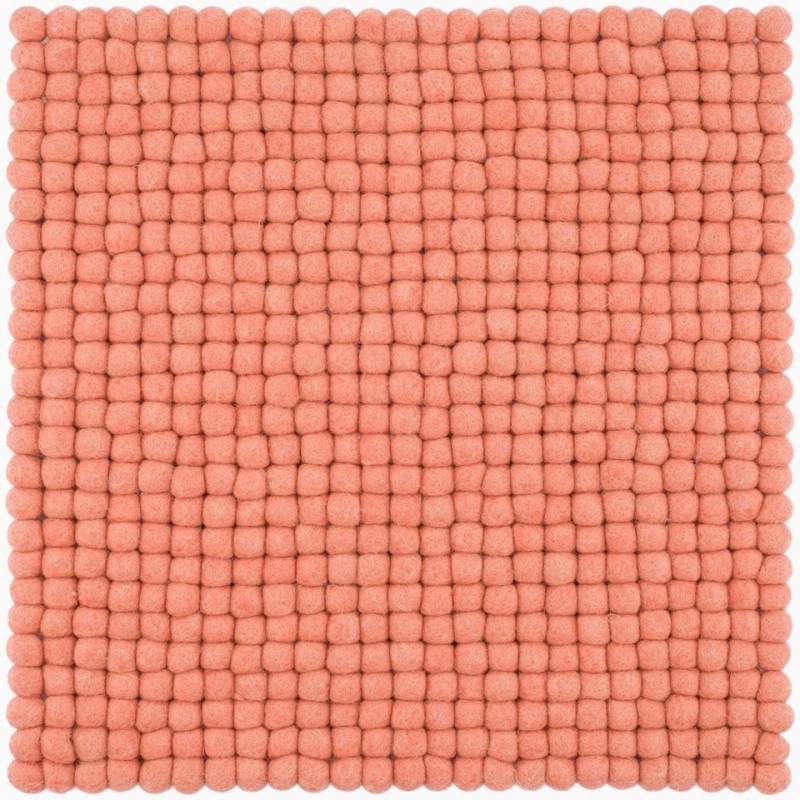 myfelt Stuhlkissen Filzkugel Sitzauflage eckig - 36 x 36 cm, 100% reiner Schurwolle, quadratisch, schmutzabweisend von myfelt