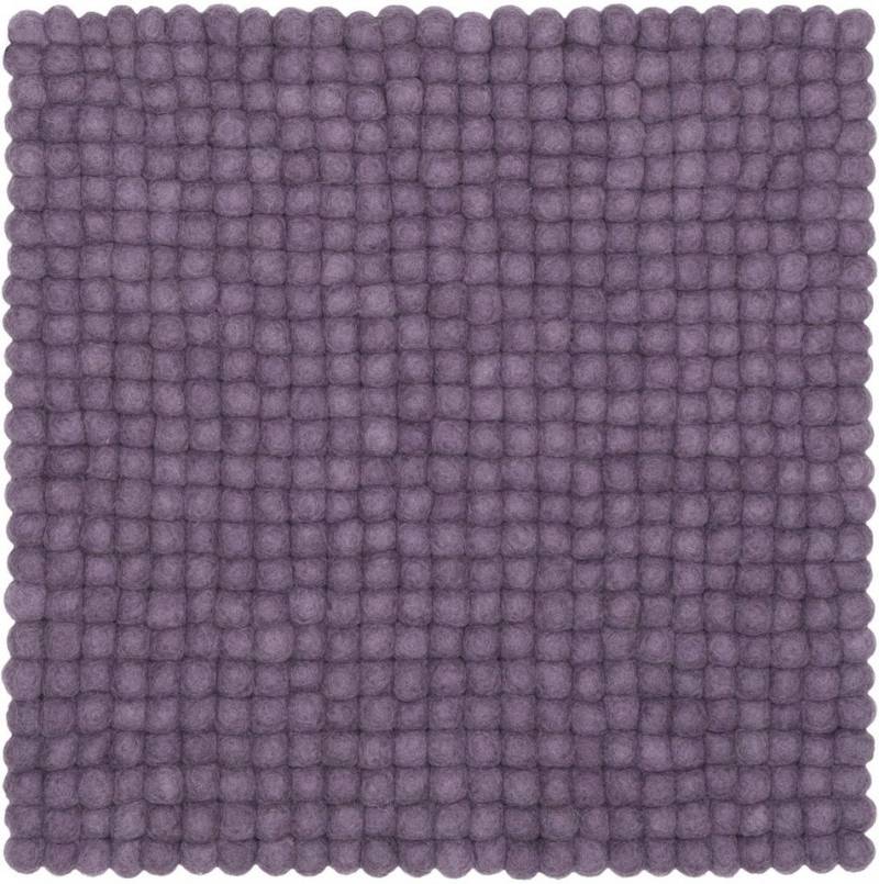 myfelt Stuhlkissen Filzkugel Sitzauflage eckig - 36 x 36 cm, 100% reiner Schurwolle, quadratisch, schmutzabweisend von myfelt