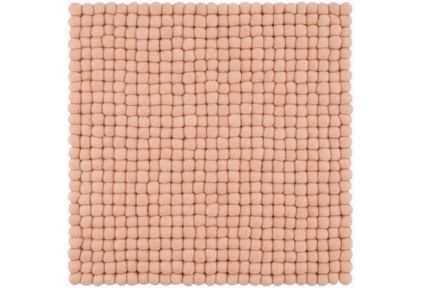 myfelt Stuhlkissen Filzkugel Sitzauflage eckig - 36 x 36 cm, 100% reiner Schurwolle, quadratisch, schmutzabweisend von myfelt