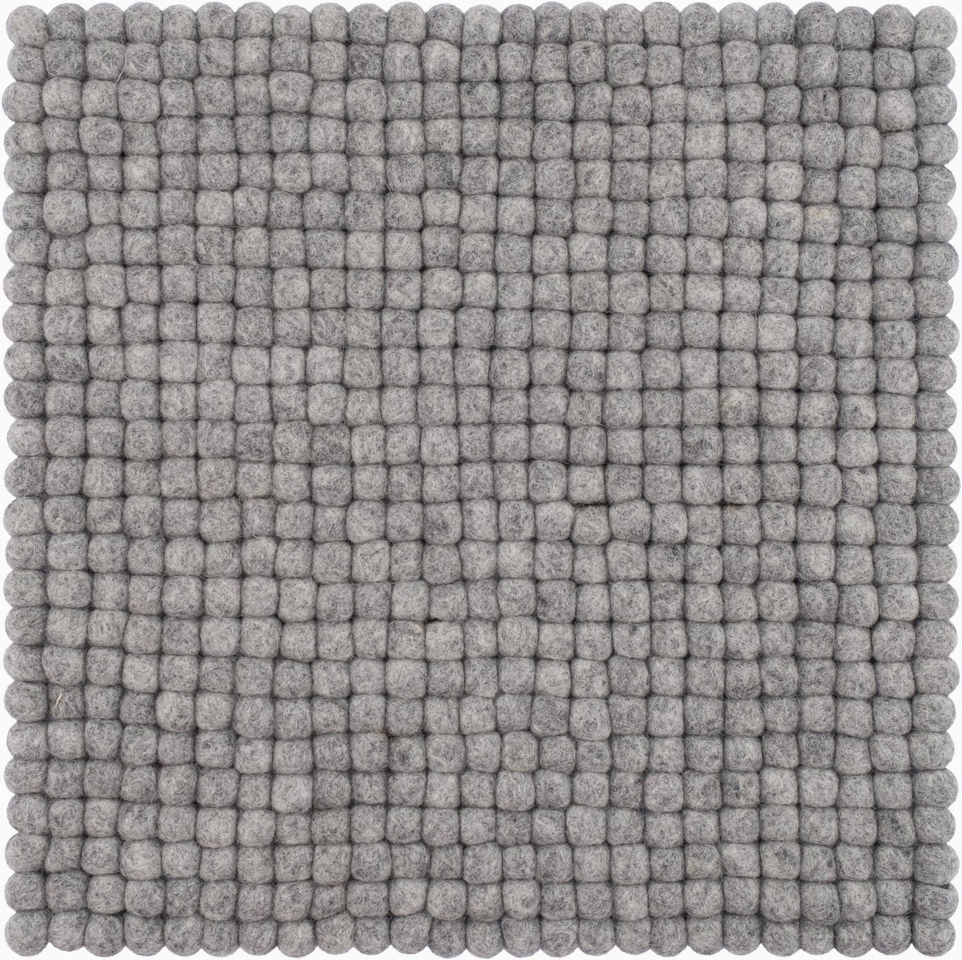 myfelt Stuhlkissen Filzkugel Sitzauflage eckig - 36 x 36 cm, 100% reiner Schurwolle, quadratisch, schmutzabweisend von myfelt