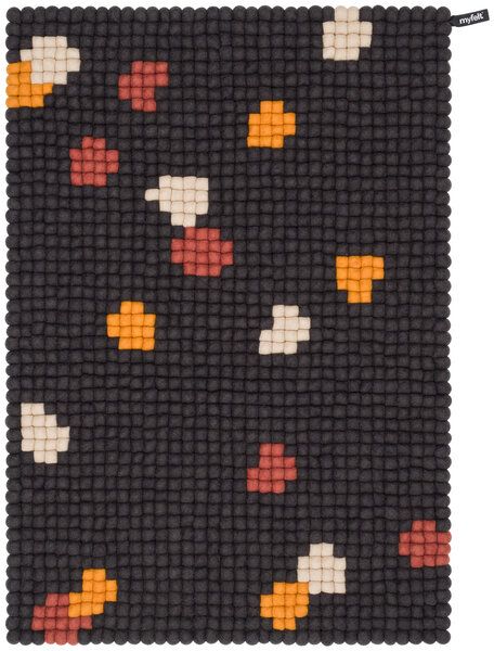 myfelt Terra Filzkugelteppich rechteckig, 100% Schurwolle von myfelt