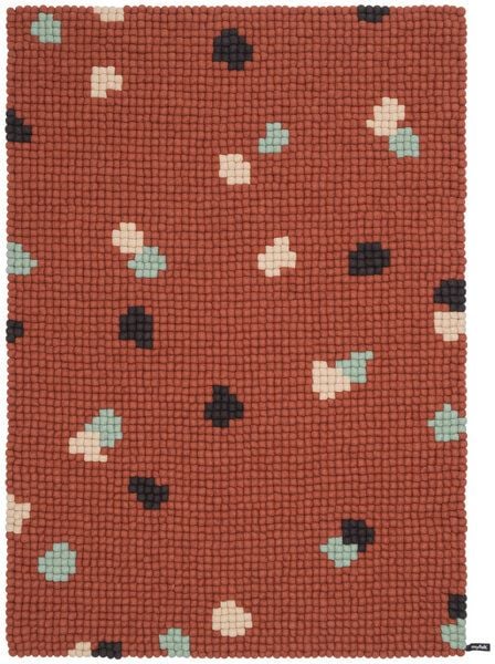 myfelt Terra Filzkugelteppich rechteckig, 100% Schurwolle von myfelt