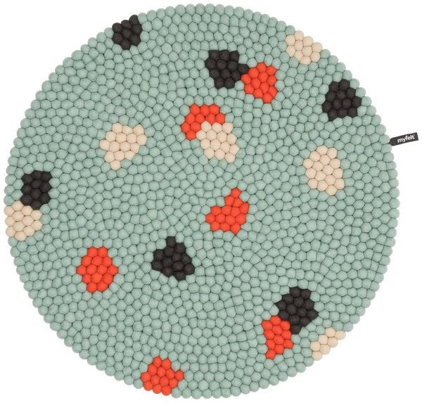 myfelt Terra Filzkugelteppich rund, 100% Schurwolle myfelt Terra Filzkugelteppich rund, 100% Schurwolle von myfelt