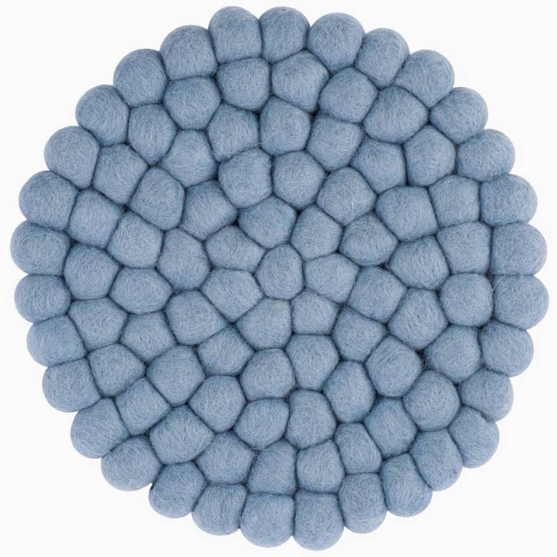 myfelt Topfuntersetzer Filzkugel Topfuntersetzer ⌀ 20 cm, Zubehör für Pfannen, Töpfe, Küchentisch, Auflaufformen, 100 % reiner Schurwolle, hitzebeständig von myfelt