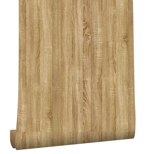 myforHD Klebefolie Möbel in Holz-Optik Holzfolien Deko-Folien Holzdekor Möbelfolie Selbstklebend Folie Holzoptik Dekorfolie Holzmaserung Tapete Möbelaufkleber für Möbel Küche Küchenschrank Wand von myforHD