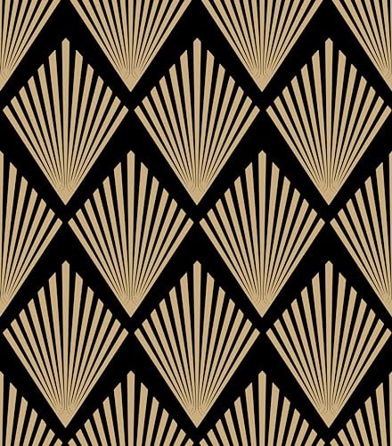 myforHD Selbstklebend Tapete Möbelaufkleber Moderner Verdickt Wandpapier 44cmX1000cm Streifen Tapete wasserdichte Selbstklebende Vinyl Film Schublade und Regal Liner Stick Papier von myforHD