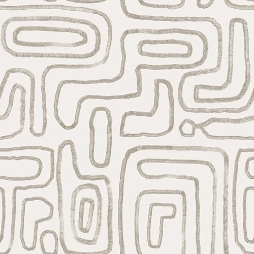 myforHD Selbstklebend Tapete Möbelaufkleber Moderner Verdickt Wandpapier 44cmX300cm Streifen Tapete wasserdichte Selbstklebende Vinyl Film Schublade und Regal Liner Stick Papier von myforHD