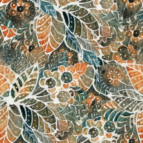 myforHD Selbstklebend Tapete Wandpapier Blume Blatt Selbstklebende Folie 44cmX300cm Dekorfolie Möbelfolie Klebefolie PVC Vinyl Wandaufkleber von myforHD