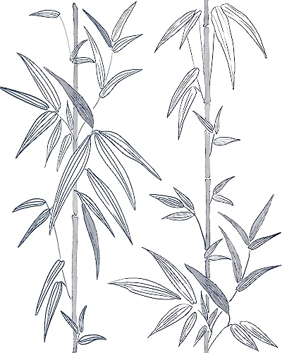myforHD Tapete Selbstklebende Fototapete Wandpapier Blume Folie Dekorfolie Möbelfolie Klebefolie Pflanzen Laub Blumen Design 44cmX300cm Vintage Wanddeko Wandtapete Wohnzimmer Schlafzimmer von myforHD