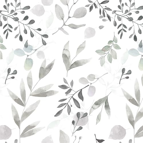myforHD Selbstklebend Tapete Wandpapier Blume Blatt Selbstklebende Folie 44cmX300cm Dekorfolie Möbelfolie Klebefolie PVC Vinyl Wandaufkleber von myforHD