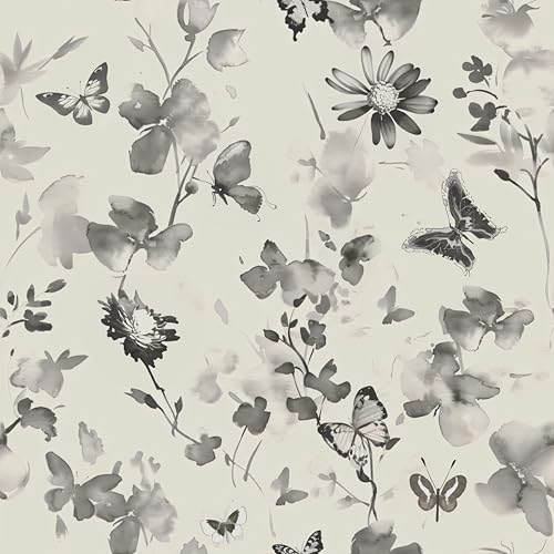 myforHD Selbstklebend Tapete Wandpapier Blume Blatt Selbstklebende Folie 44cmX300cm Dekorfolie Möbelfolie Klebefolie PVC Vinyl Wandaufkleber von myforHD