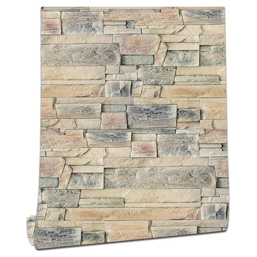 myforHD Selbstklebend Tapete Wandpapier Ziegel Selbstklebende Wandaufkleber 44cmX300cm Vintage Backstein Stein tapeten Wasserdicht für Küche Schlafzimmer Wohnzimmer Wand myforHD Selbstklebend Tapete Wandpapier Ziegel Selbstklebende Wandaufkleber 44cmX300cm Vintage Backstein Stein tapeten Wasserdicht für Küche Schlafzimmer Wohnzimmer Wand von myforHD