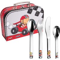 Puresigns One Quick Kinderbesteck Set Rennfahrer Graviert 4-Tlg Im Koffer, Besteck Mit Gravur | Geschenk Zur Geburt Taufe Geburtstag Puresigns One Quick Kinderbesteck Set Rennfahrer Graviert 4-Tlg Im Koffer, Besteck Mit Gravur | Geschenk Zur Geburt Taufe Geburtstag von mygravur