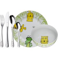 Wmf Kinderbesteck Safari Tiere Personalisiert, 6-Tlg Wunsch Gravur Besteck Set Zoo Name Graviert | Geschenk Zur Geburt Taufe Geburtstag von mygravur