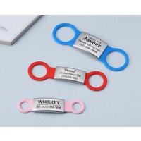 Benutzerdefinierte Hundemarke, Stille Personalisierte Haustiermarke, Mikrochip Gravierte Hundemarke, Welpenmarke, Halsbandmarke, Haustiermarke von myhandword