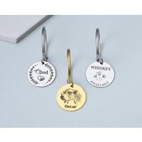 Benutzerdefinierte Hundemarke Mikrochip-Hundemarke Hunde-Id-Marke Welpen-Tag Graviert Haustier-Id-Marke Personalisierte Id-Marke Für Hunde von myhandword